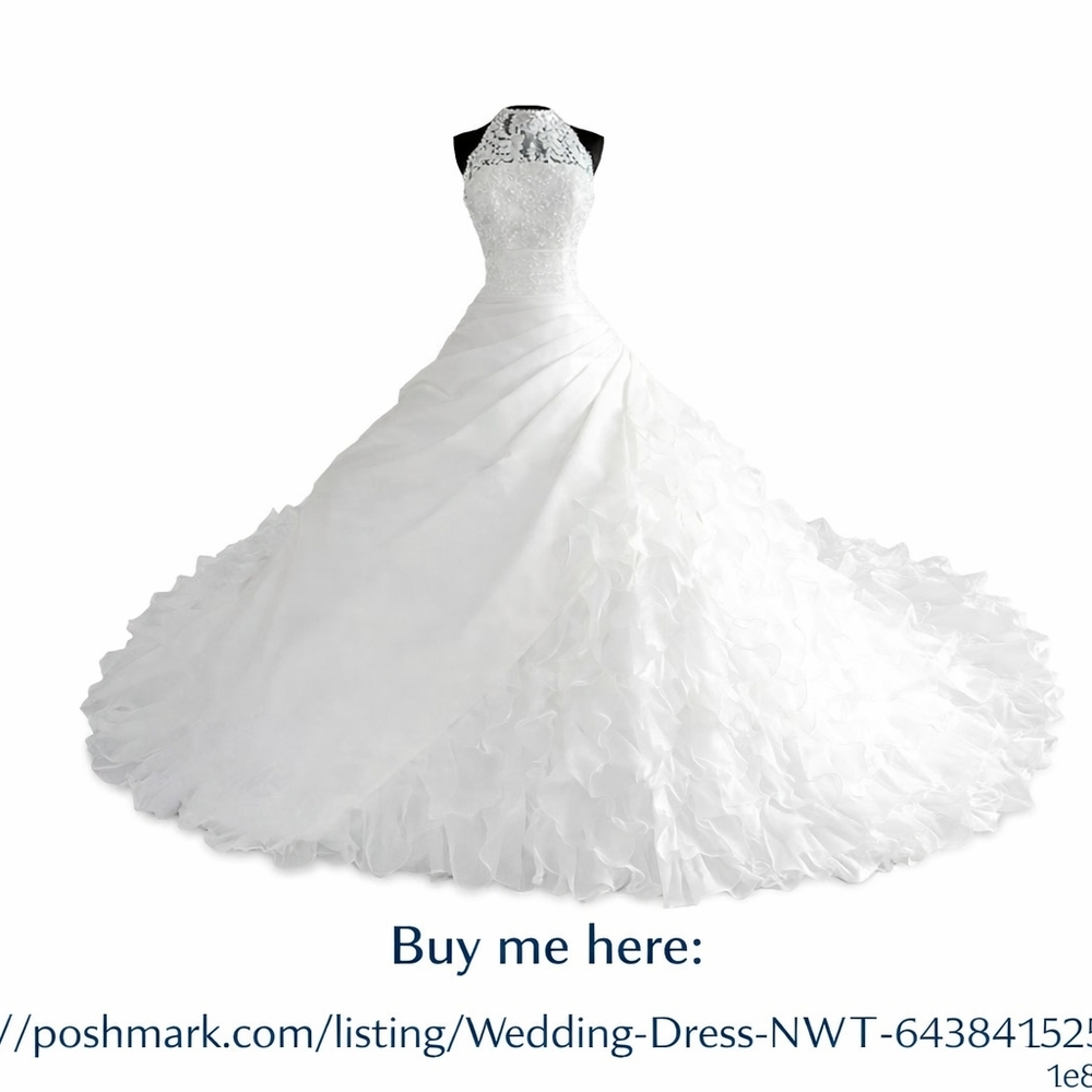 Beautiful White Wedding Dress – Size 22 (Unaltered)